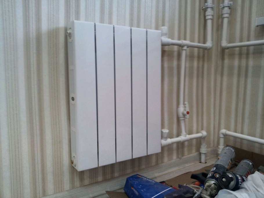 Монтаж радиаторного отопления