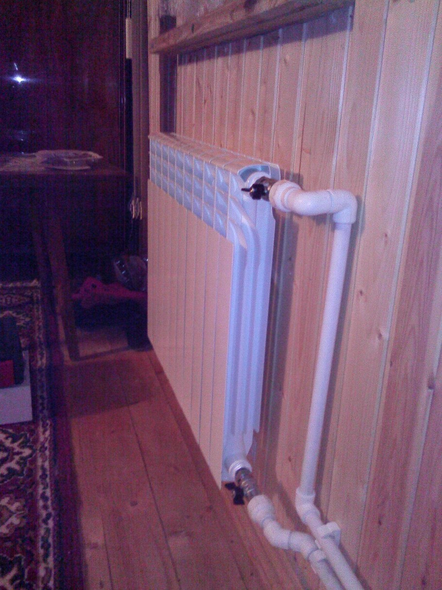 Двухтрубная система отопления обвязка радиатора отопления