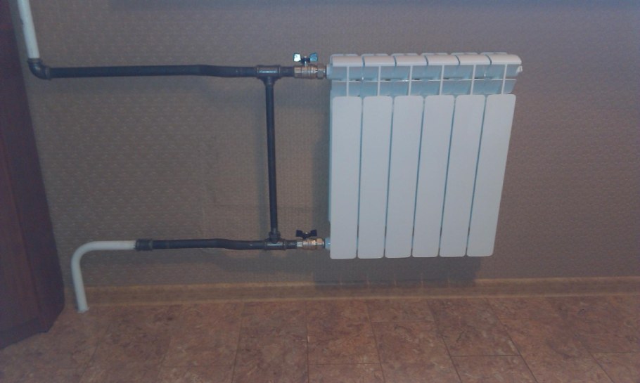 Радиатор двухтрубная система