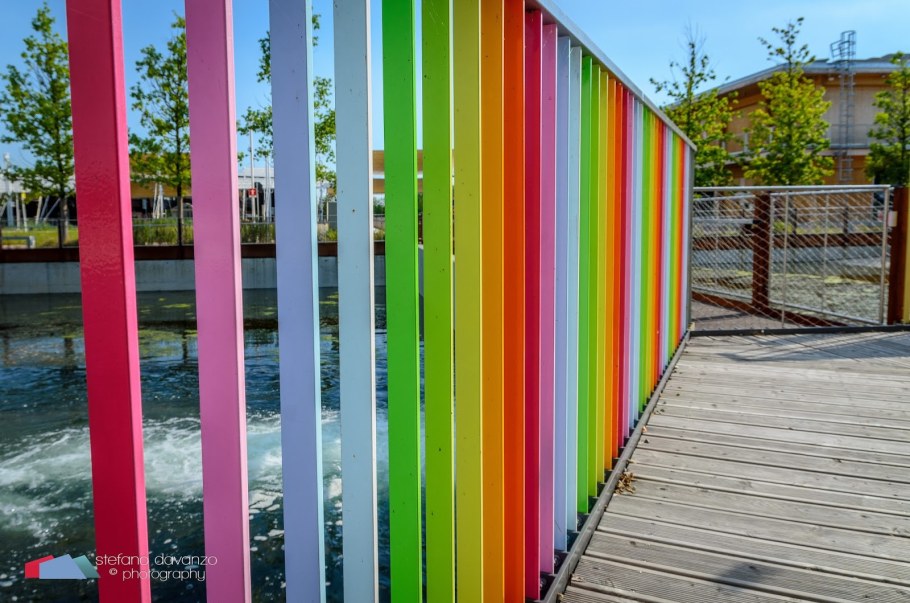 Цветной забор