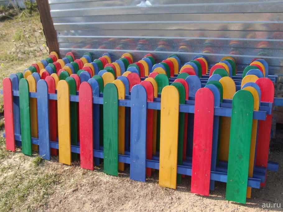 Забор в детском саду