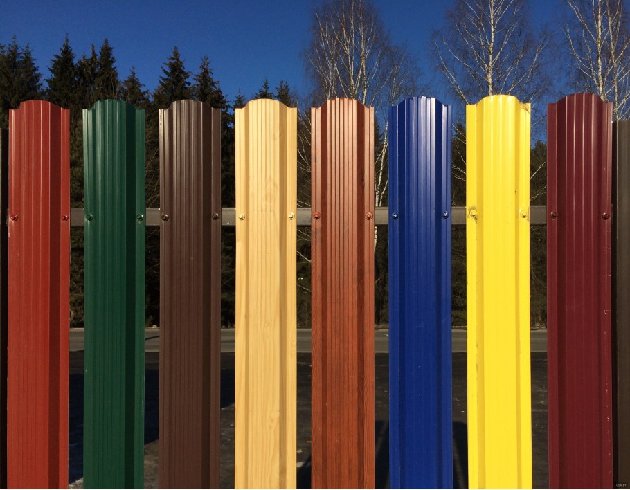 Штакетник металлический МП Trapeze