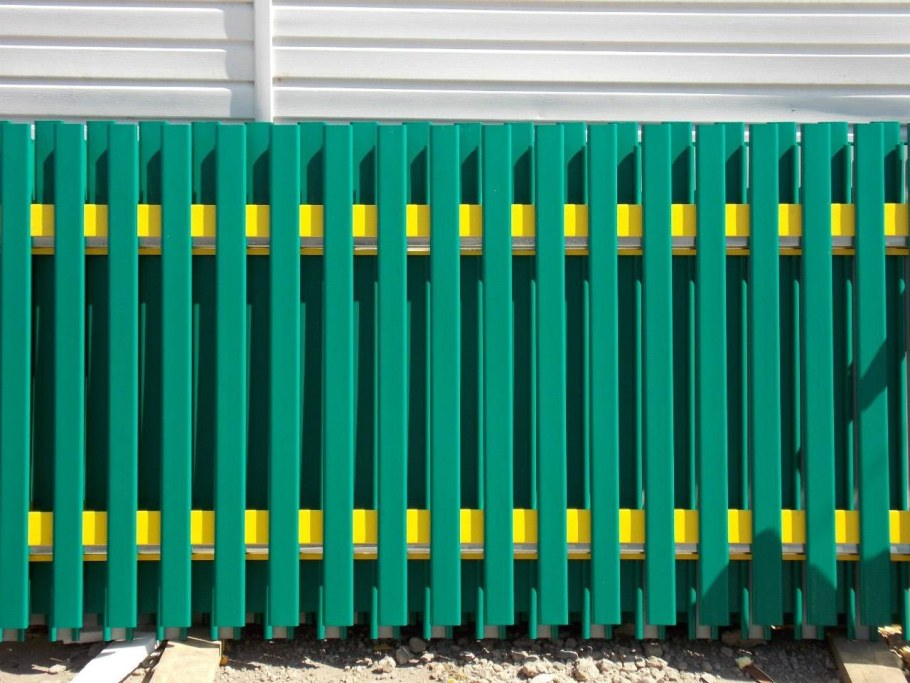 Металлический забор штакетник 132мм