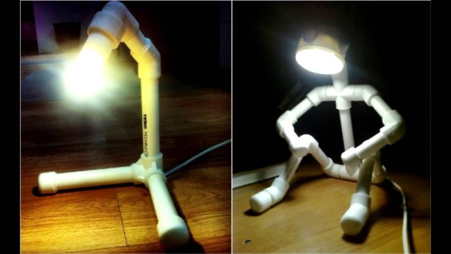 Светильник из полипропиленовых труб