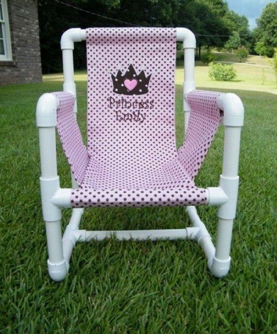 Стул из полипропиленовых труб