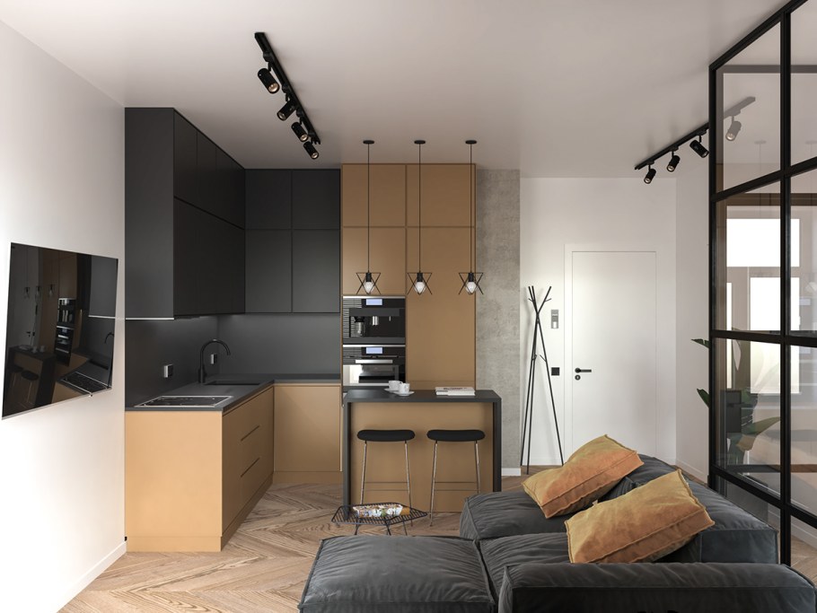 Кухни студии 25кв для квартиры 25 кв.м