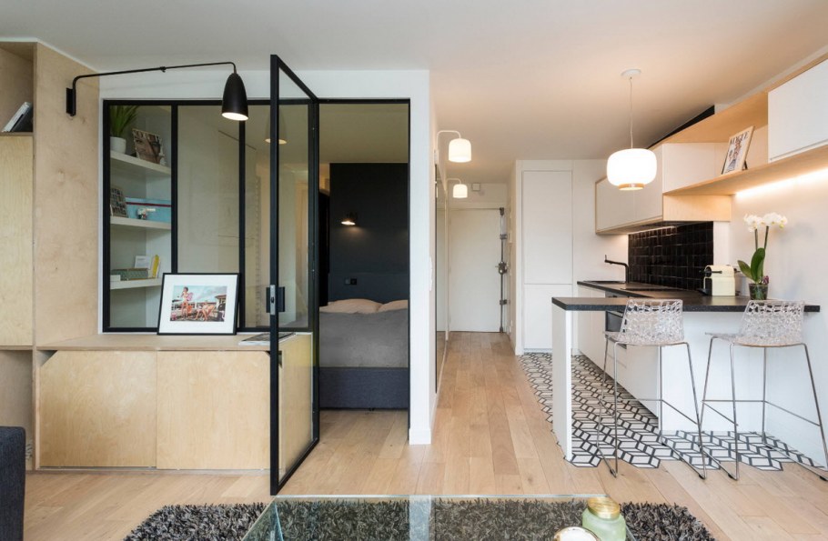 Перегородка в маленькой студии