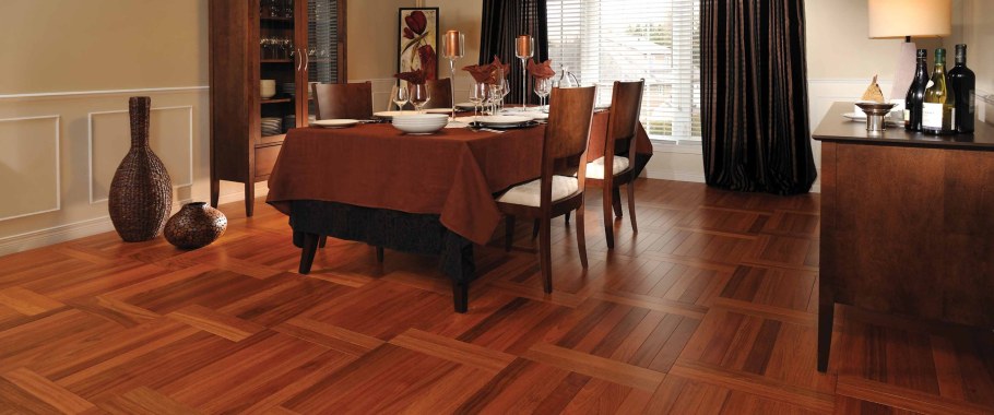 Паркетный пол в интерьере