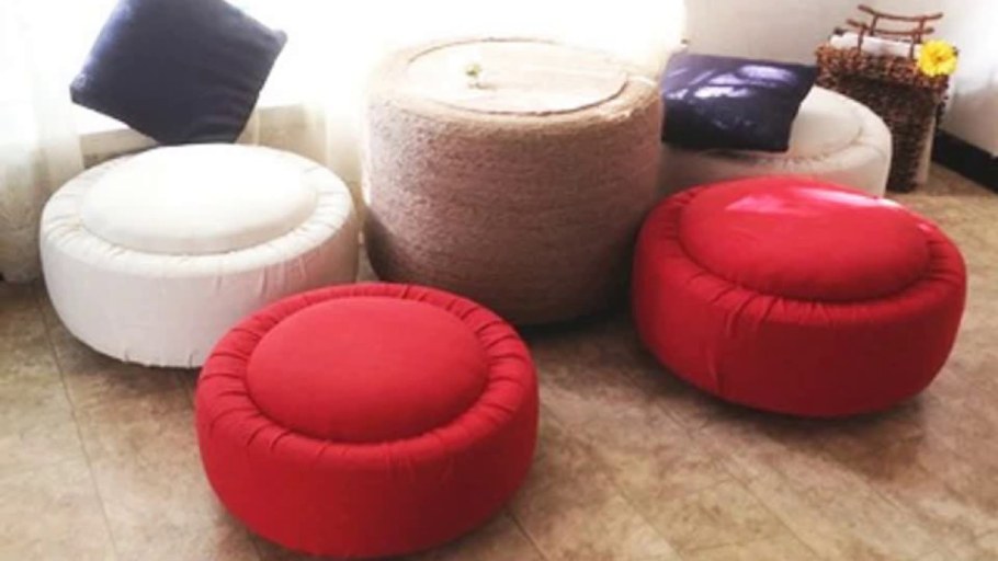 Кресло из шин