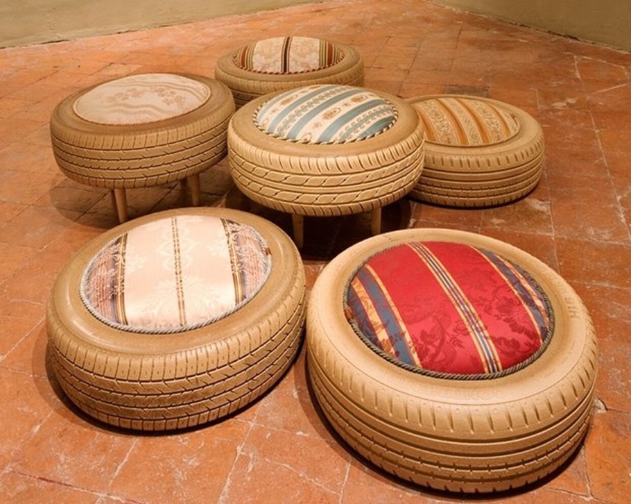 Мебель из шин