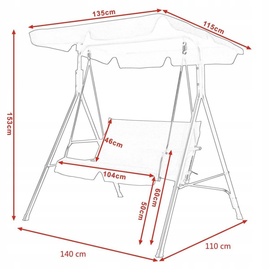 Навес над качелями