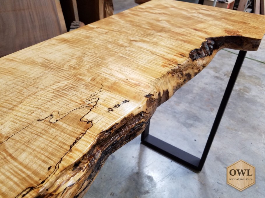 Дизайнерская столешница из дерева