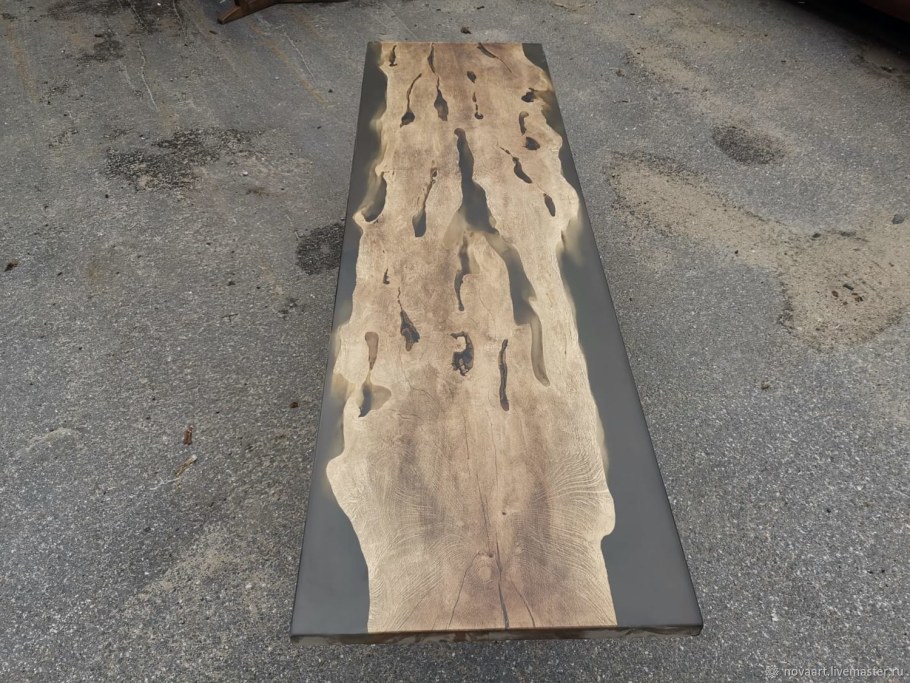 Слэб дуба смола