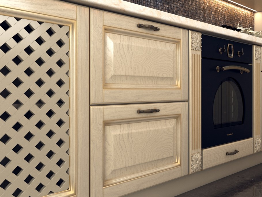 Арва мебель белая патина серебро