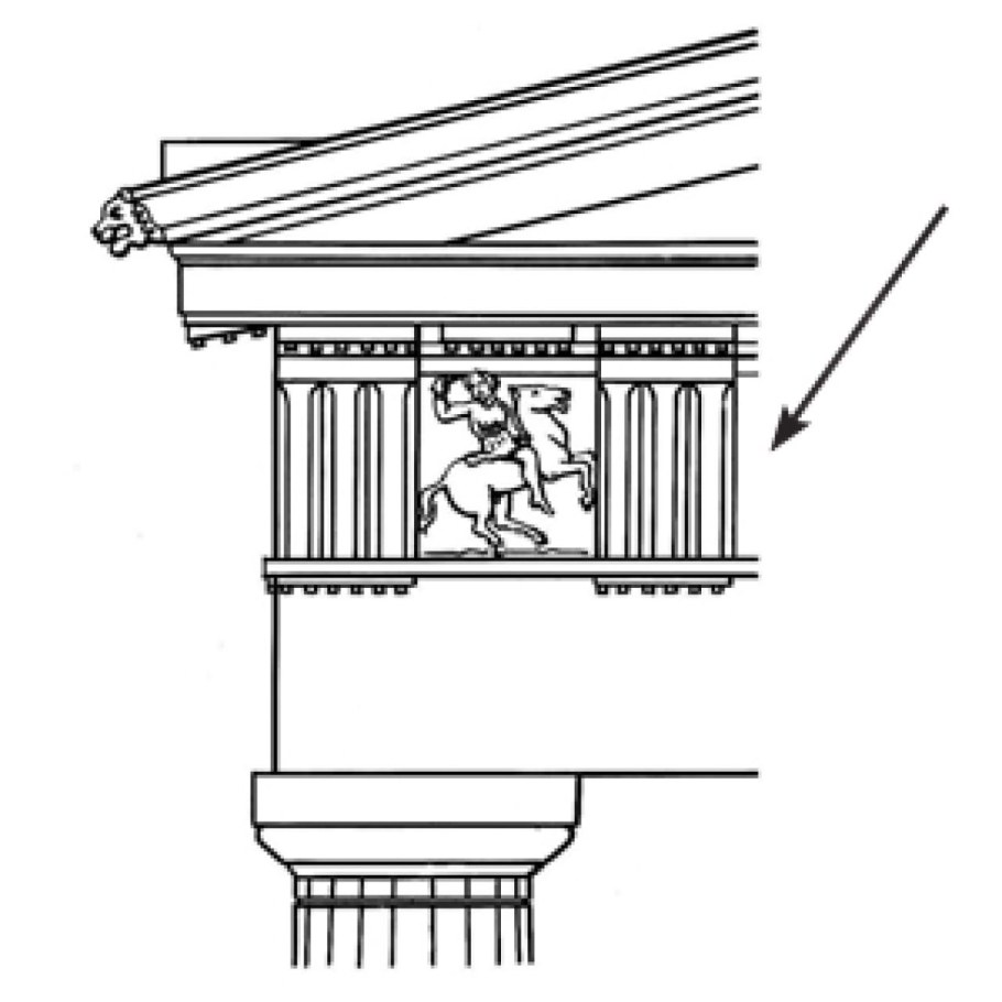 Антаблемент дорического ордера