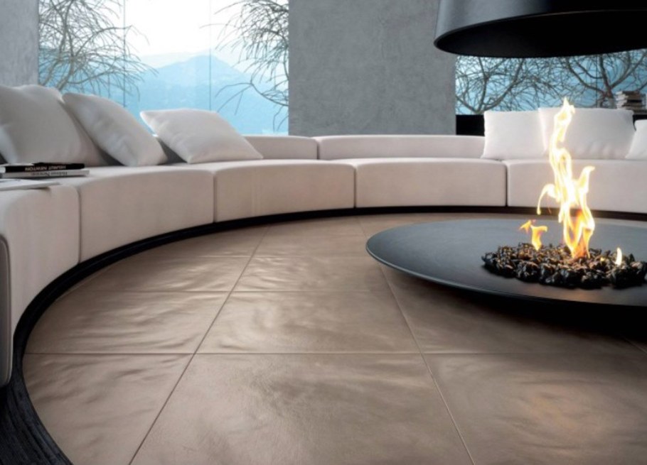 Углубление в полу в гостиной