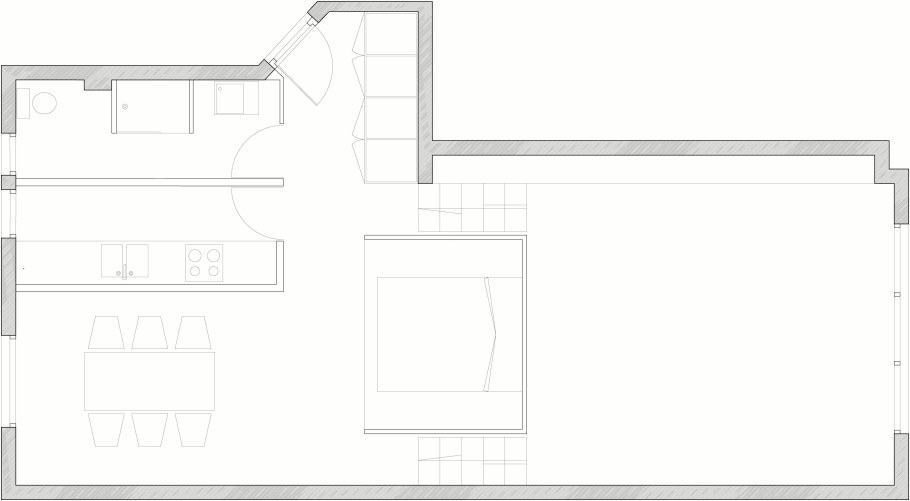 План помещения вид сверху