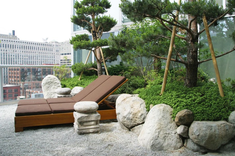 Пэньцзин в саду