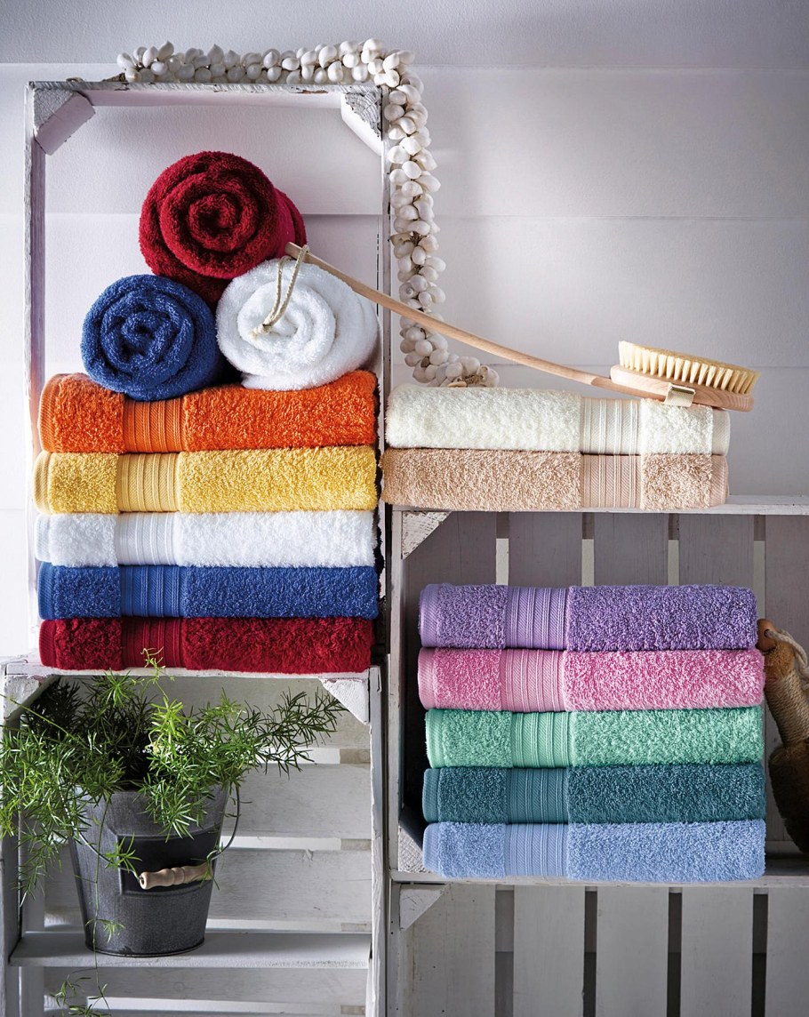 Способы хранения полотенец в ванной комнате