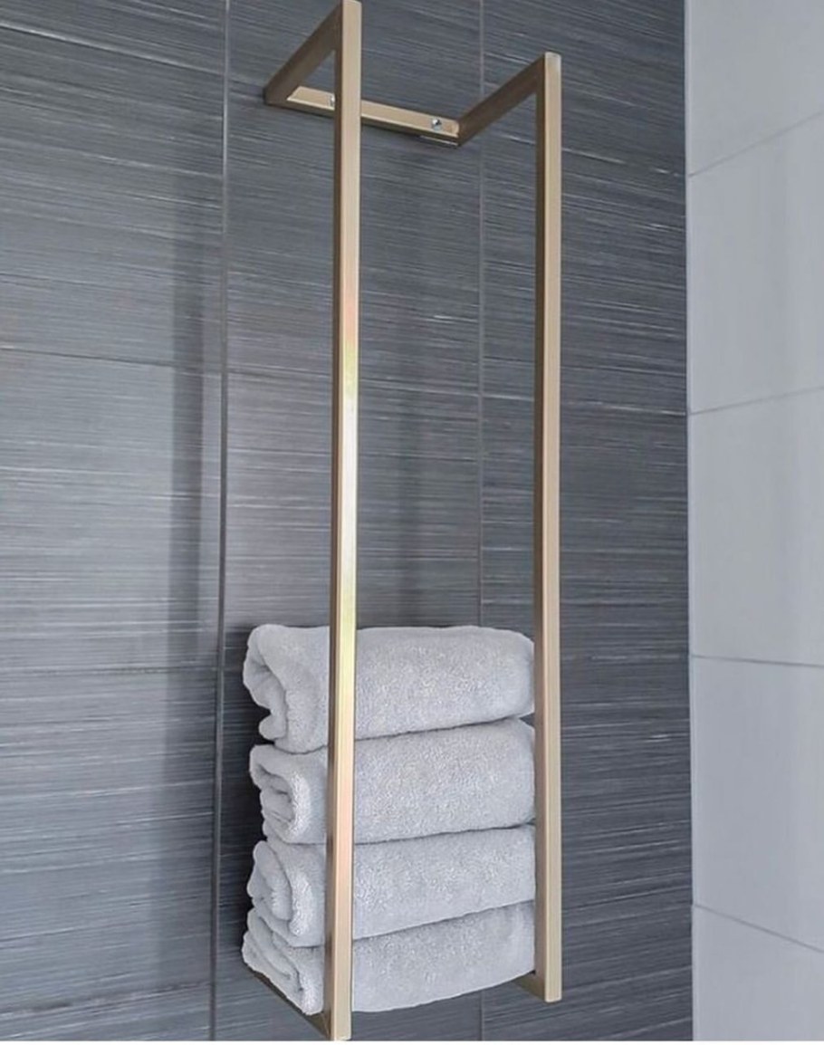 Хранение полотенец в ванной