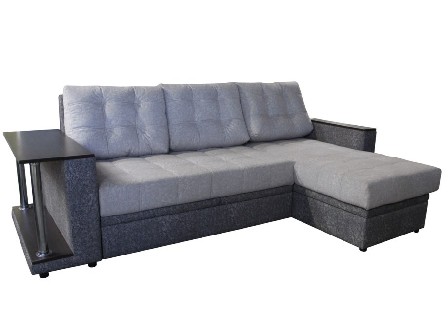 Диван угловой Атланта эко беж со столом Дельфин