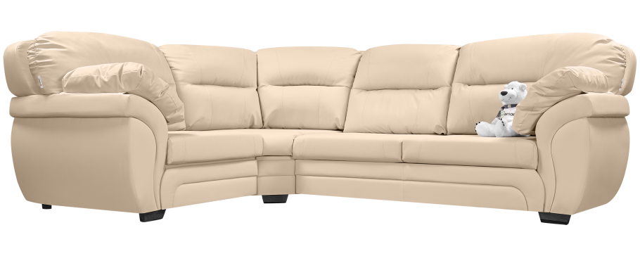 Диван Бристоль угловой кожаный