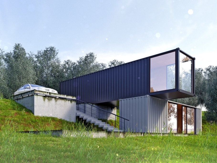 Тини Хаус из морского контейнера