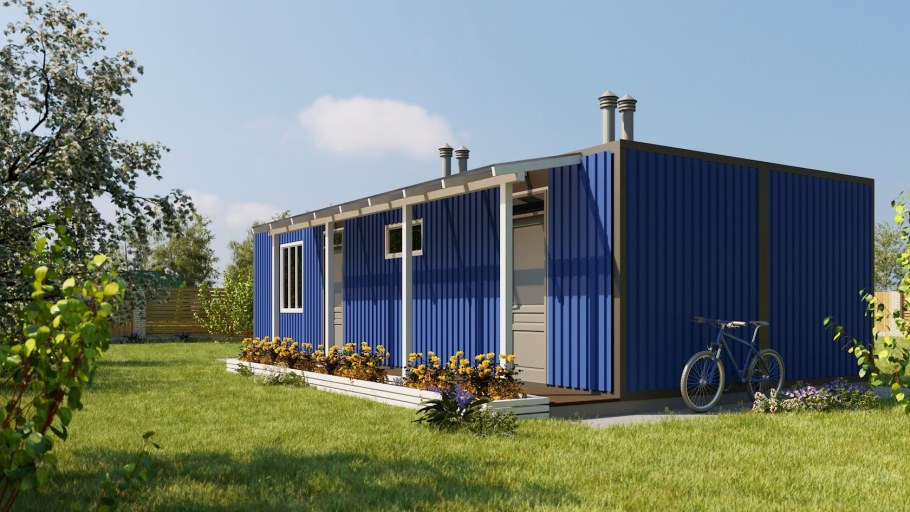 Проекты пляжных домиков из контейнеров