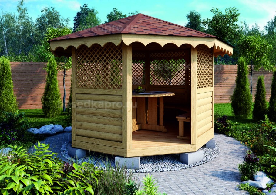 Фортуна лес беседки