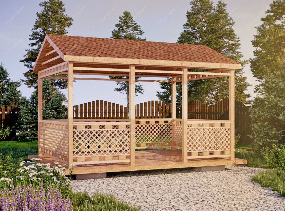 Беседка Садовая "костромичка макси" БСР-1705