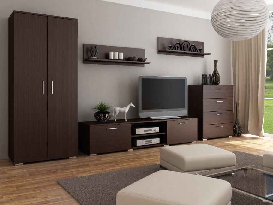 Спальни ikea венге