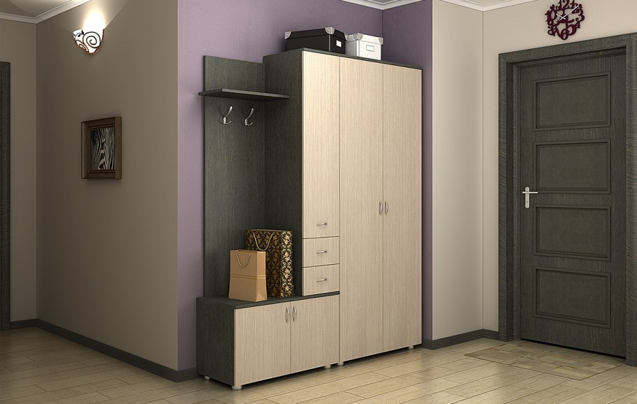 Стол компьютерный №6 венге / дуб белфорт