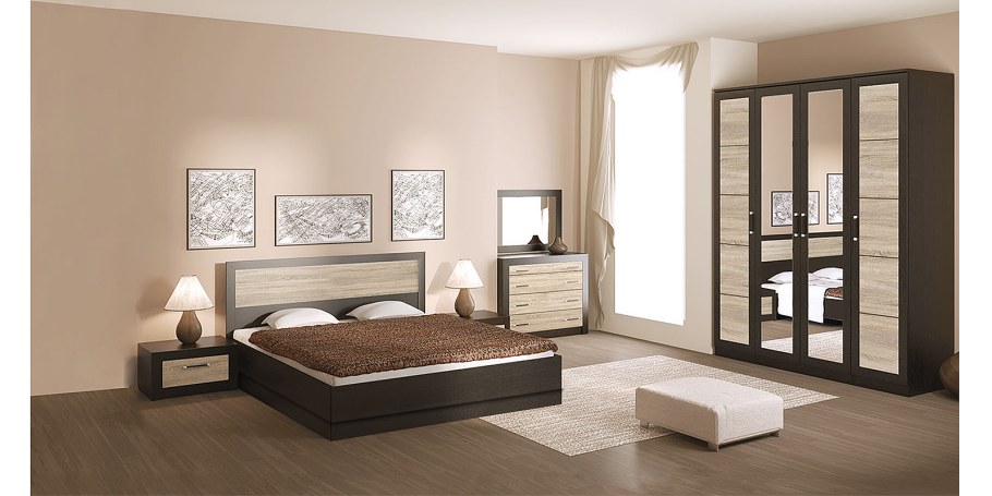 Сочетание венге с другими цветами