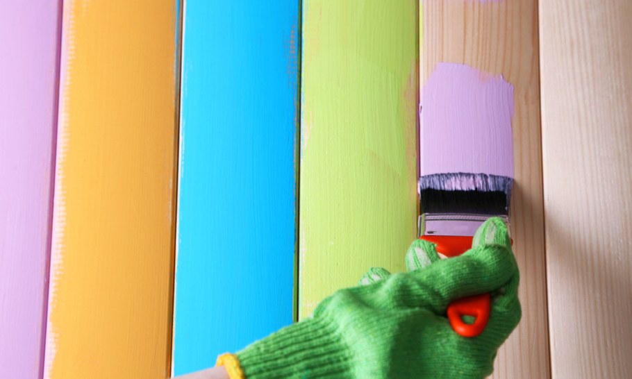 Крашеные стены