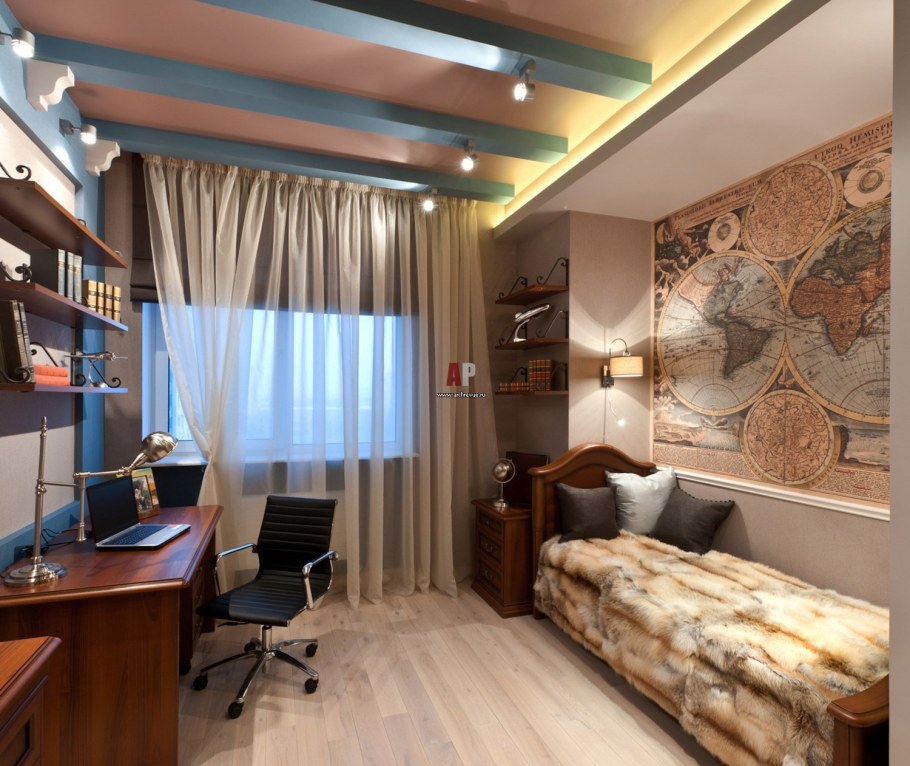 Дизайнерская комната для подростка