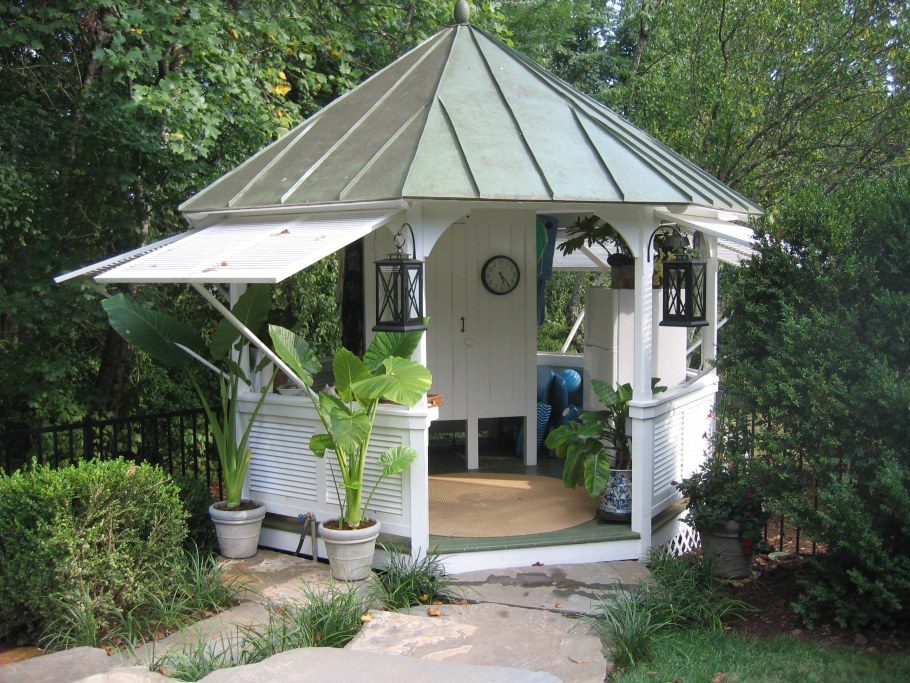 Односкатная беседка 4х5