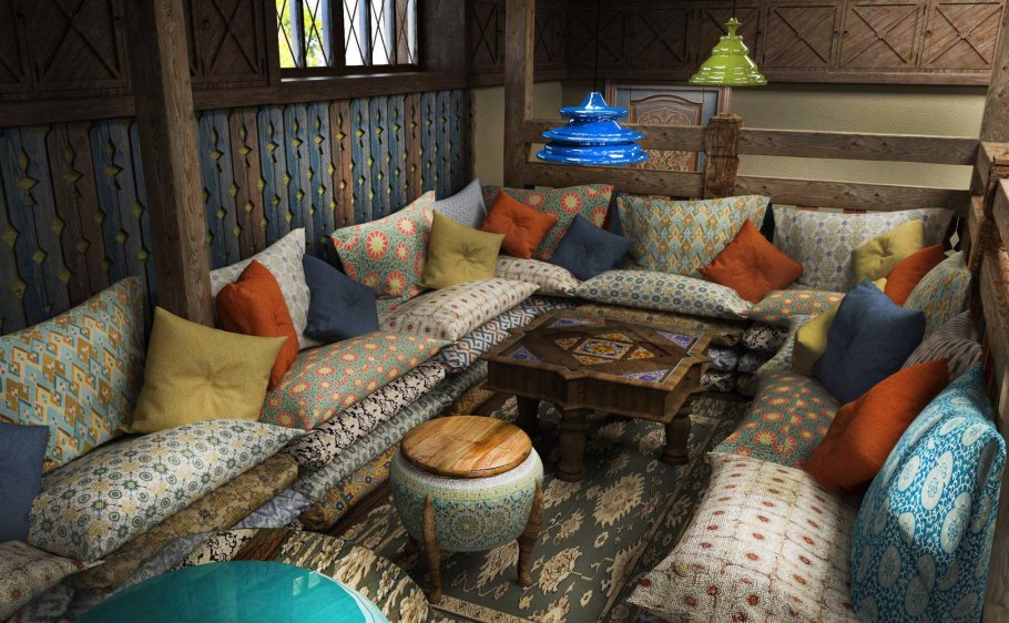 Топчан в средней Азии