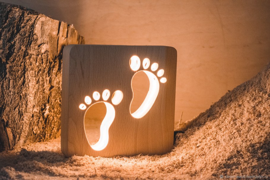 Ночник из фанеры