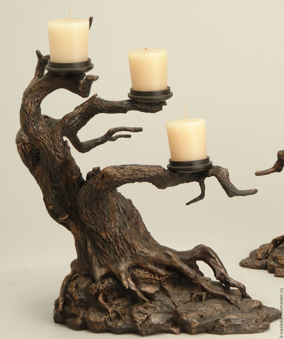 Подсвечник дерево