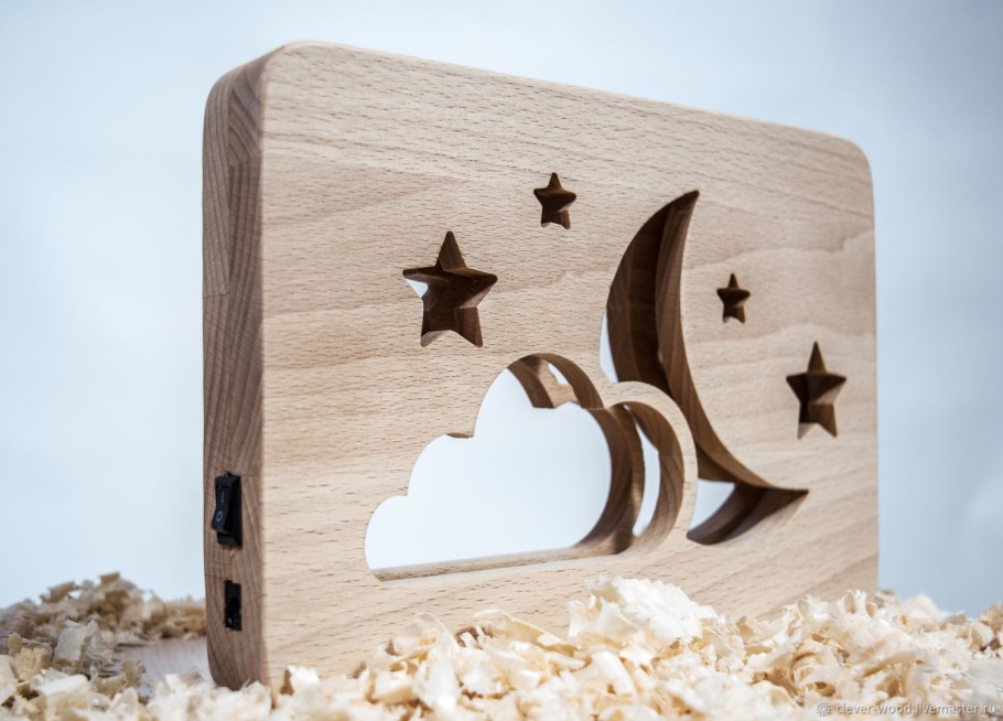Ночник из фанеры