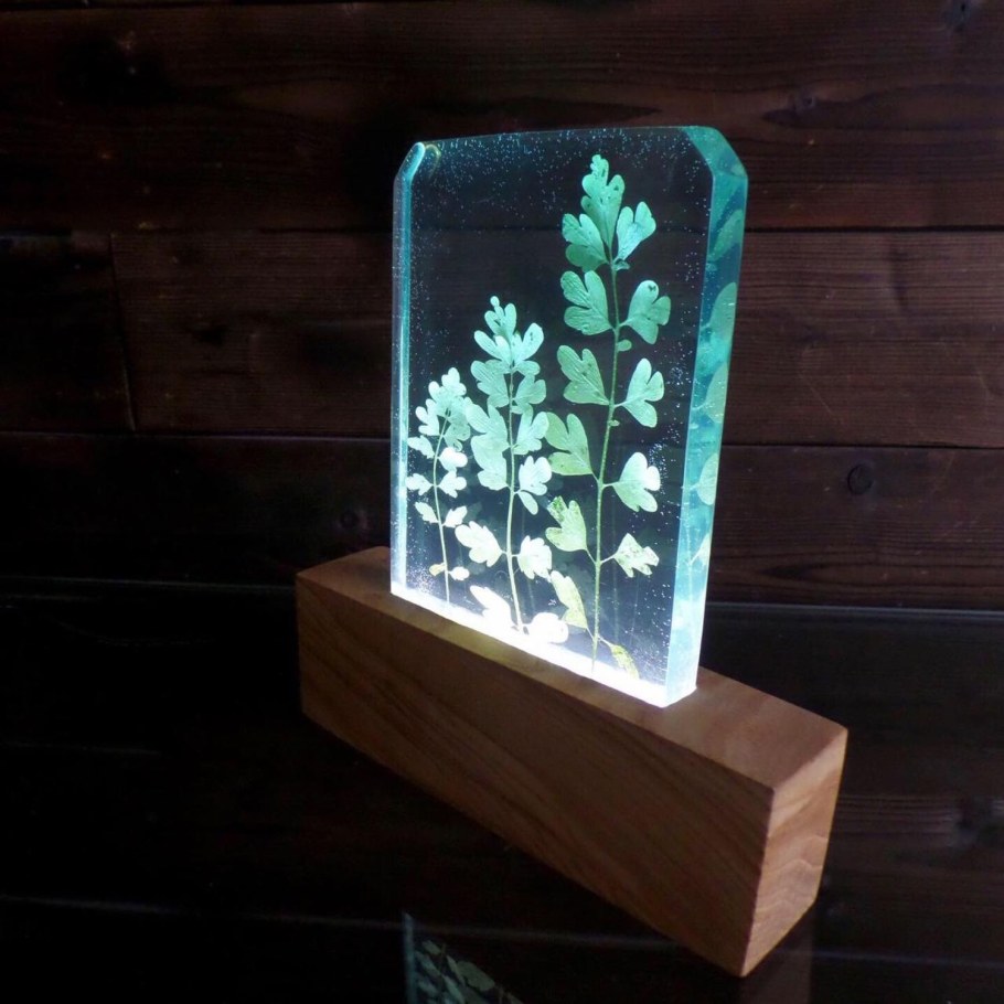 Ночник из эпоксидной смолы