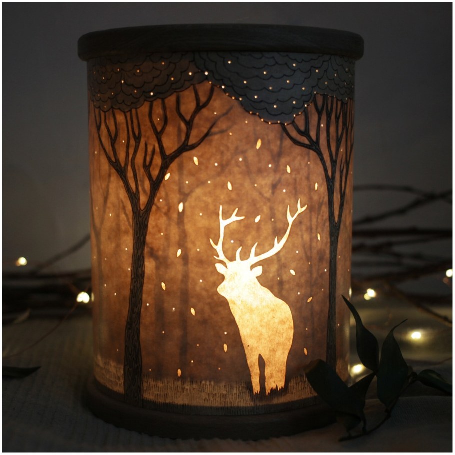 В доме светло ночники