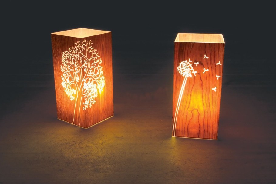 Светильник из фанеры