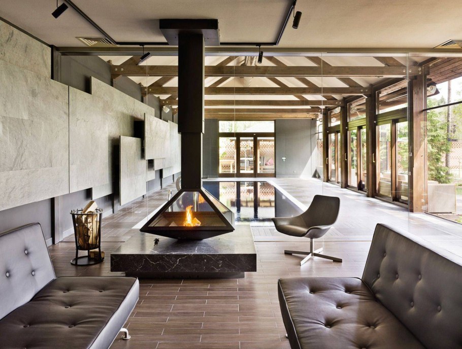 Шикарная обстановка в доме