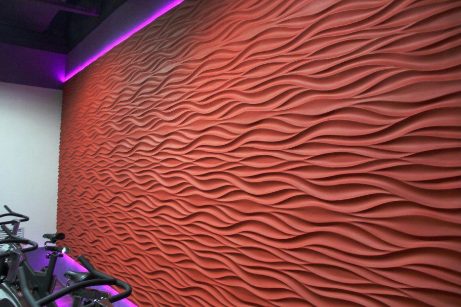 3d гипсовая панель "волна Атлантика"