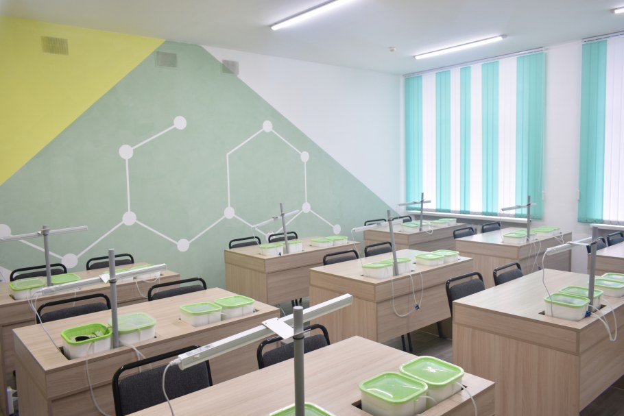 Школа 9 Пушкино кабинет физики