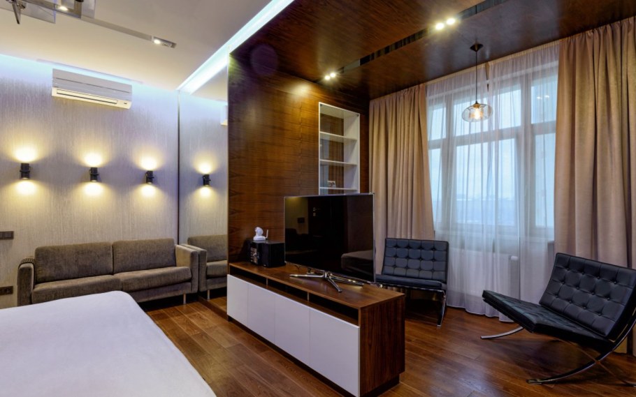 Просторная кухня-гостиная