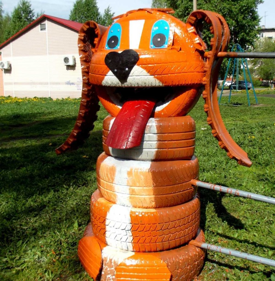 Мебель из шин