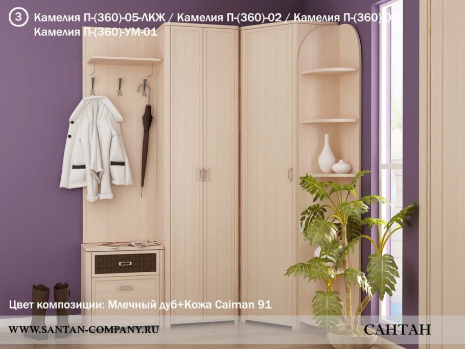 Прихожая Элит фабрика Сантан г Пенза