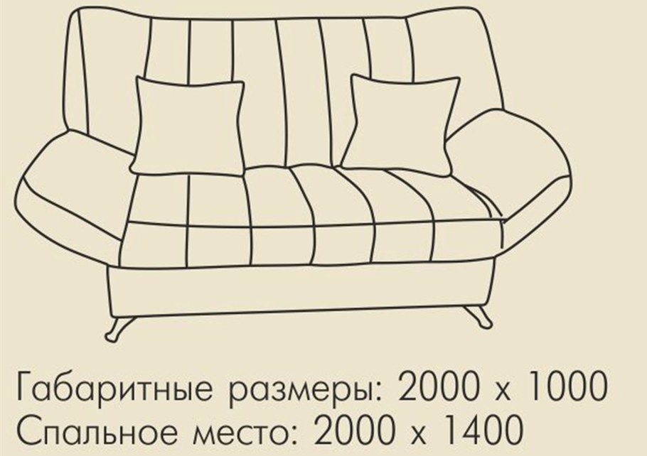 Диван клик кляк Габаритные Размеры